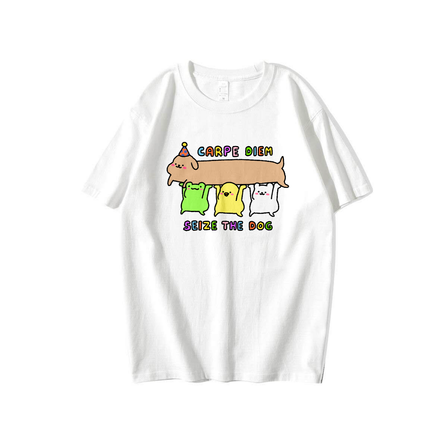 Carpe Diem Seize The Dog Apparel: Tshirt, Crewneck, Hoodie