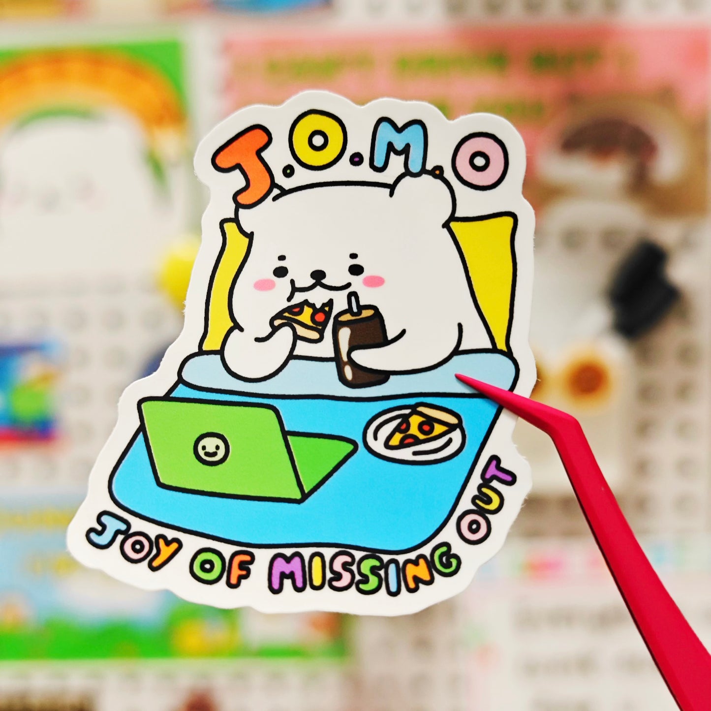 JOMO (Joy of missing out) Sticker