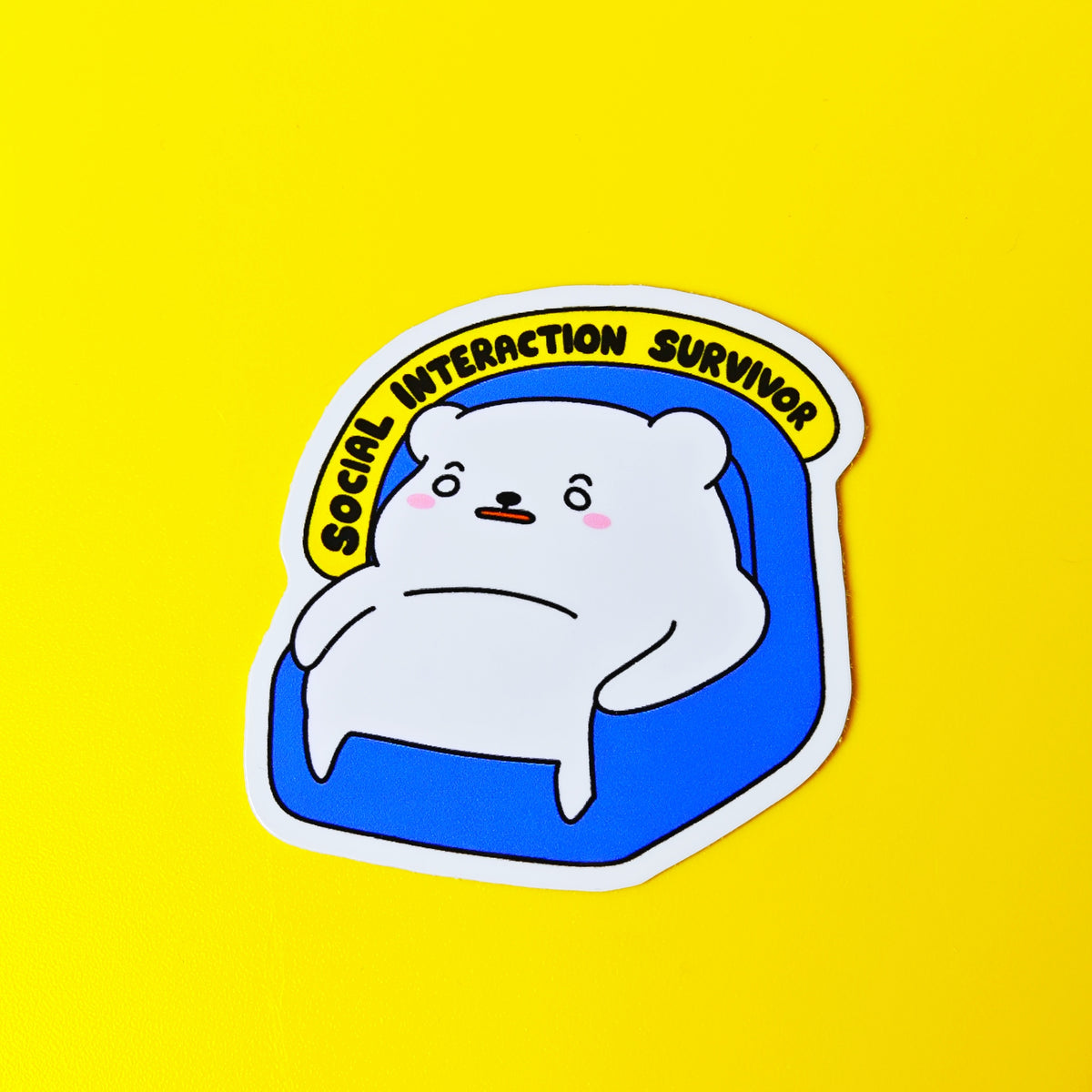 Social Life Sticker Social Interaction Survivor Sticker – Cofeco
