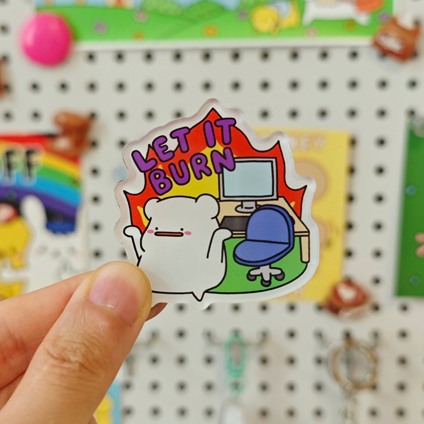 Let It Burn Magnet