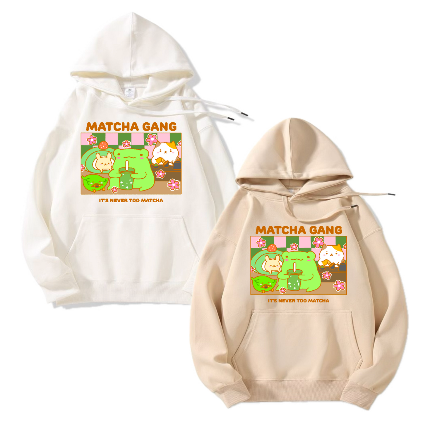 Matcha Gang Apparel: Tshirt, Crewneck, Hoodie