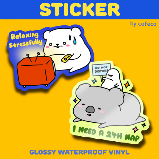 Sleep & Relax Stickers