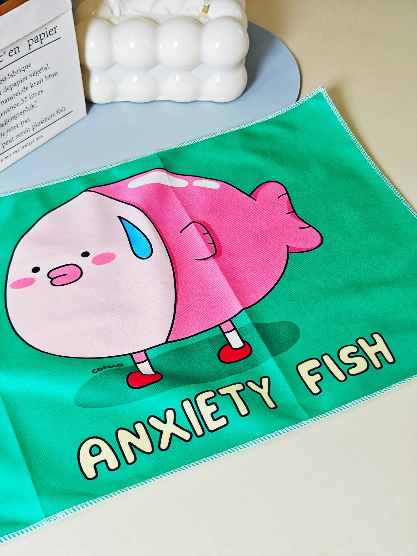 Anxiety Fish Tapestry