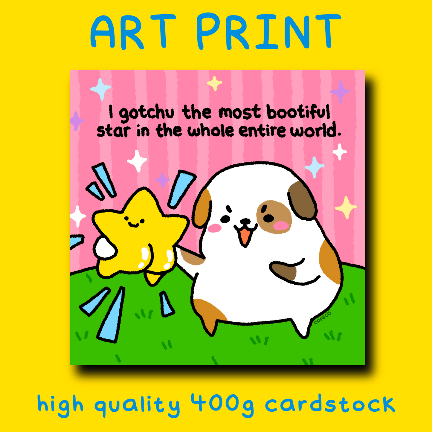 Bootiful Star Art Print