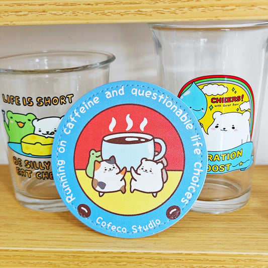 Running On Coffee & Questionable Choices Coaster