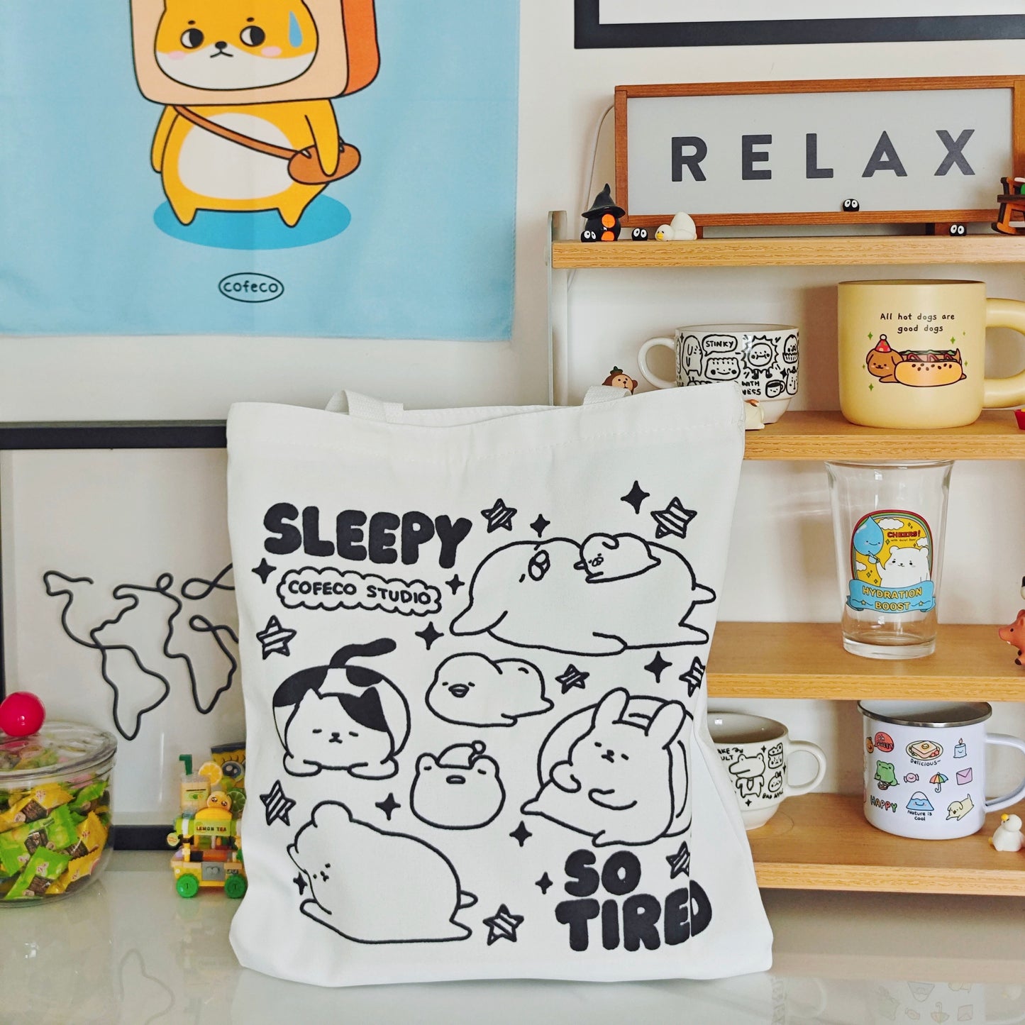 So Sleepy & Tired Tote Bag