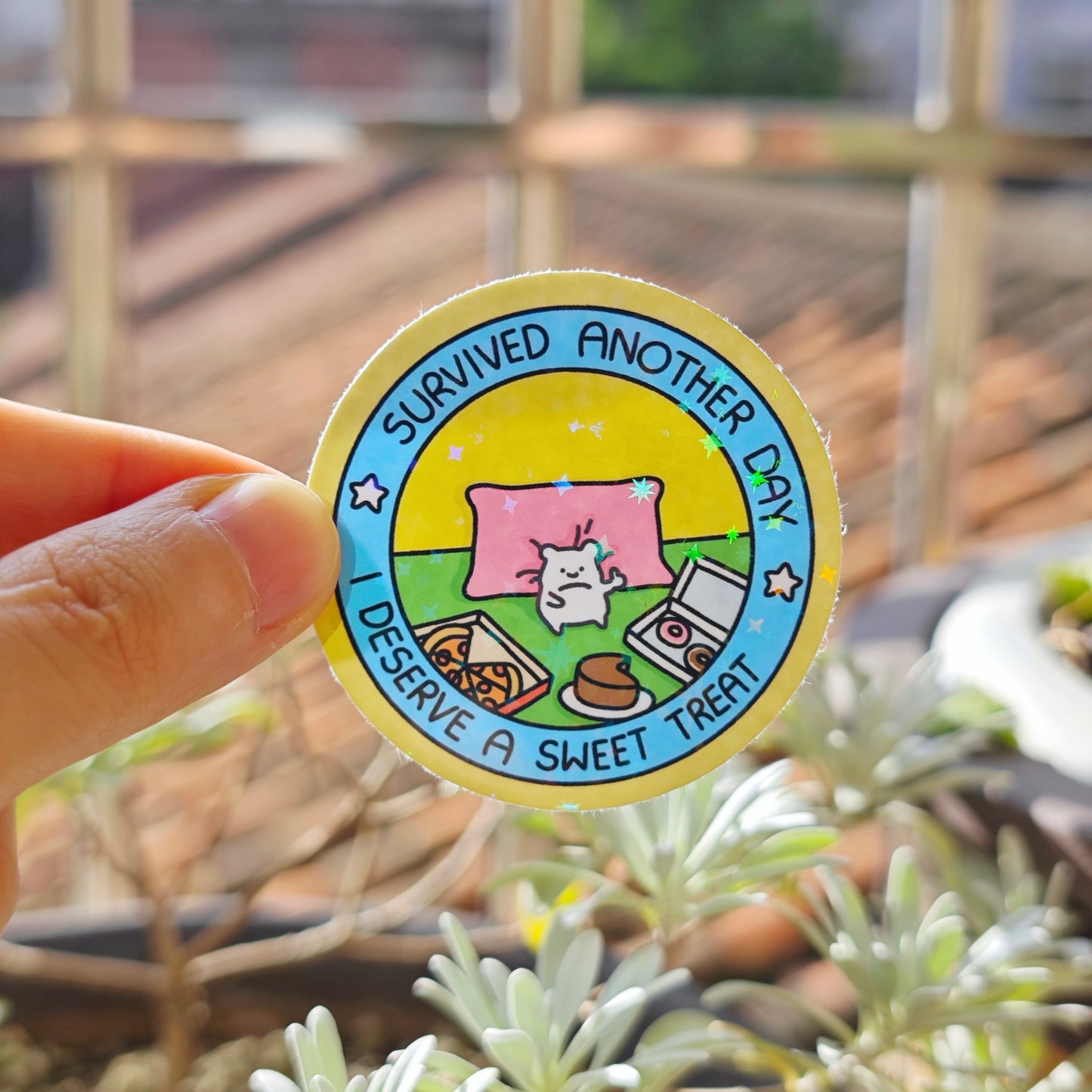 Survived Another Day Sticker