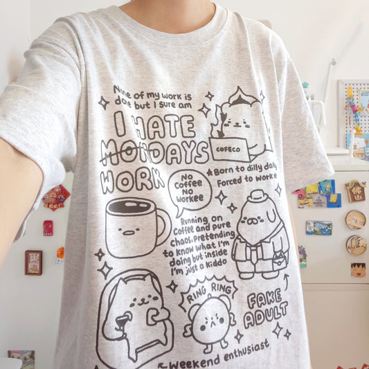 I Hate Workdays Apparel: Tshirt, Crewneck, Hoodie