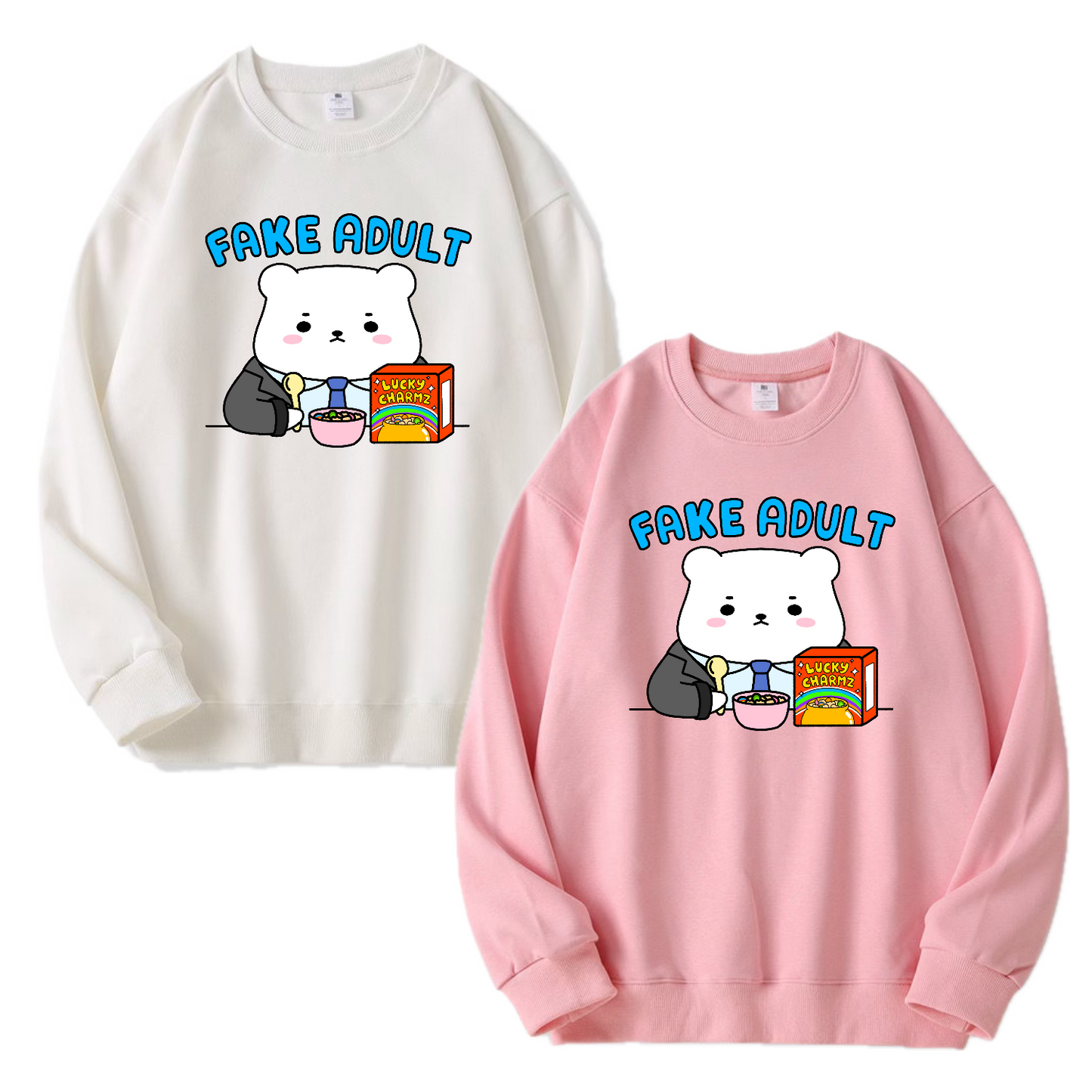 Fake Adult Apparel: Tshirt, Crewneck, Hoodie