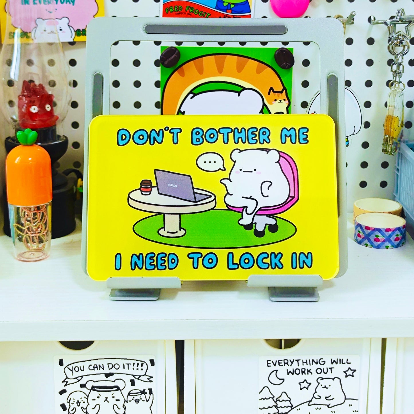 Don’t Bother Me I Need To Lock In Sign