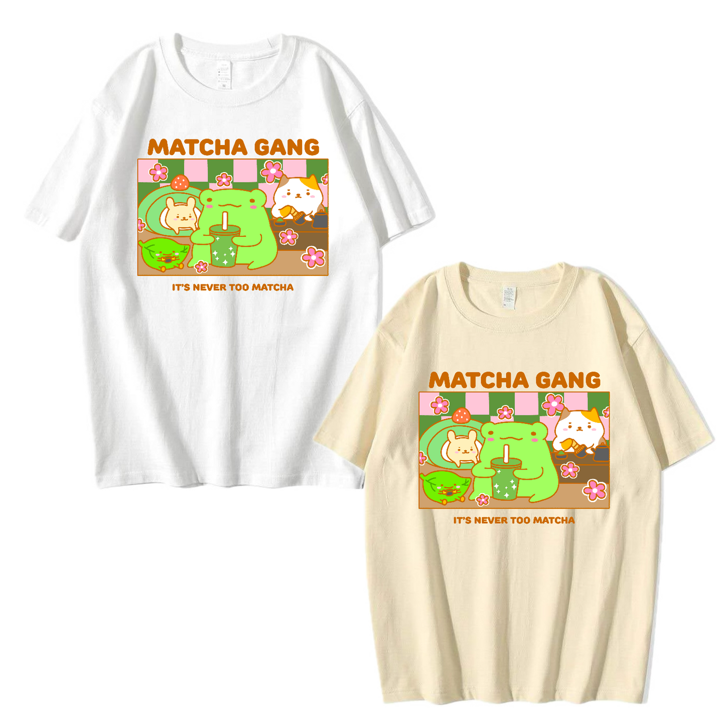 Matcha Gang Apparel: Tshirt, Crewneck, Hoodie