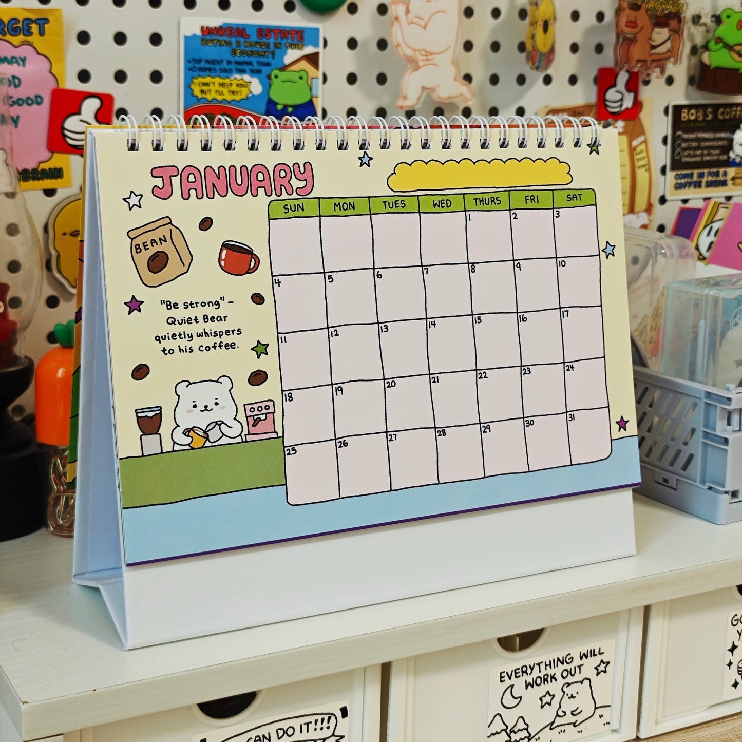 2026 Desk Calendar: Animal Town Edition