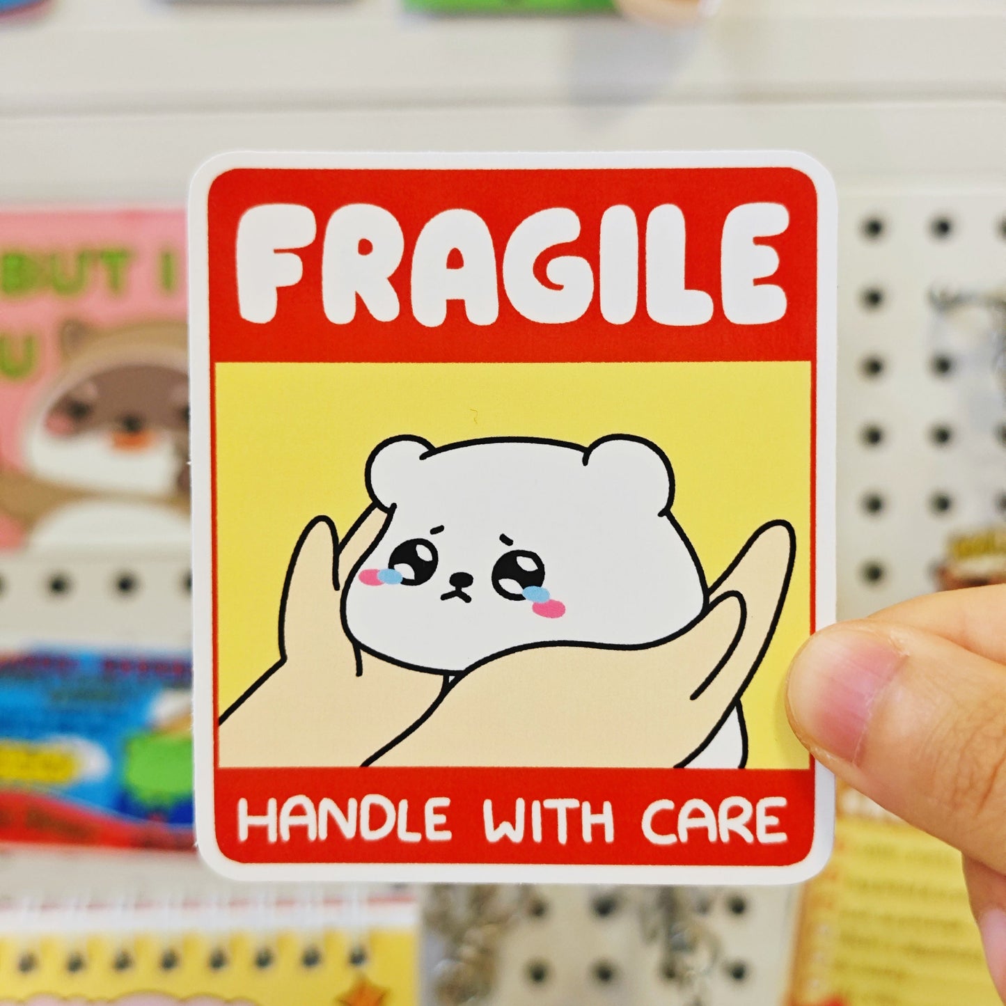 Quiet Bear JUMBO Stickers