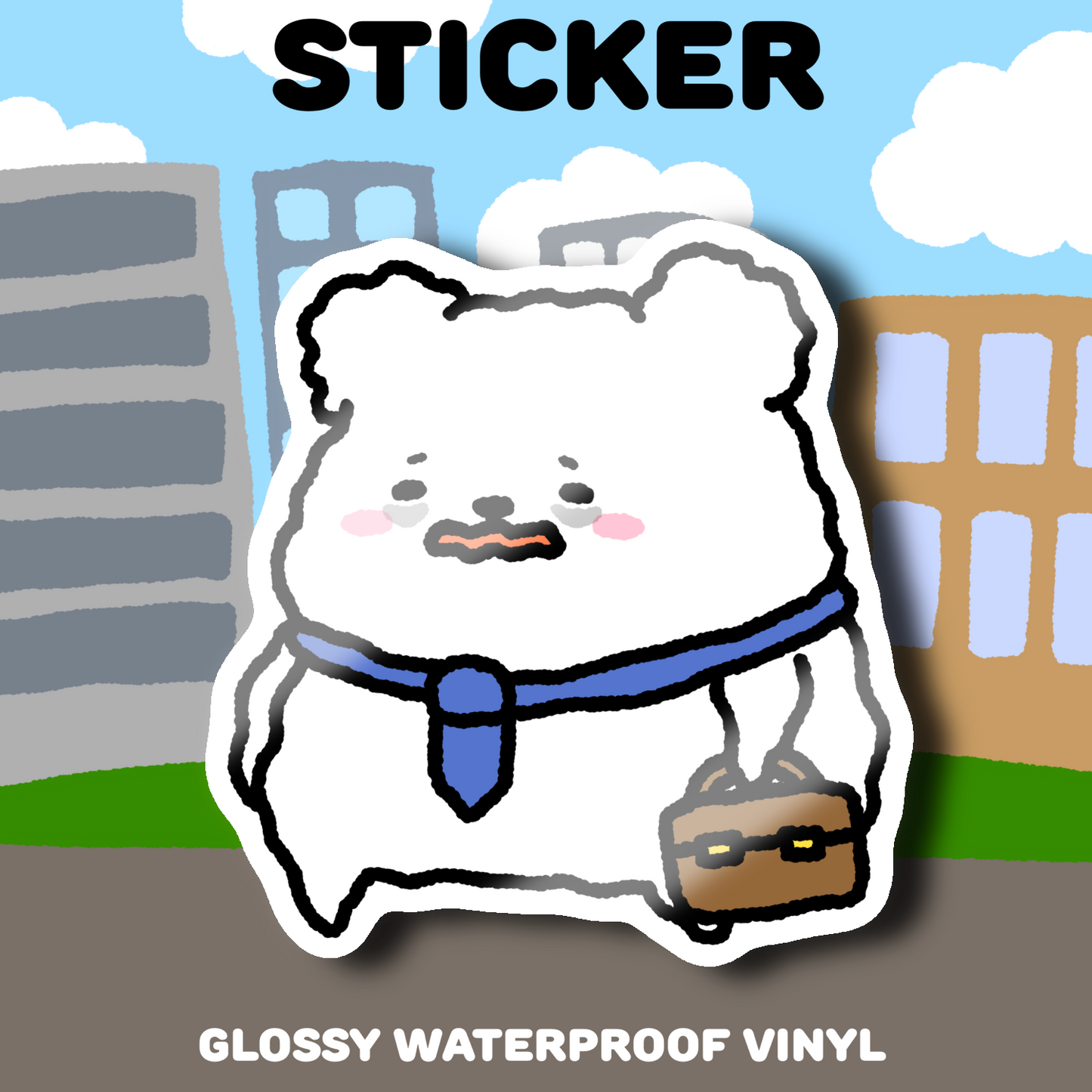 I Don’t Wanna Go To Work Sticker