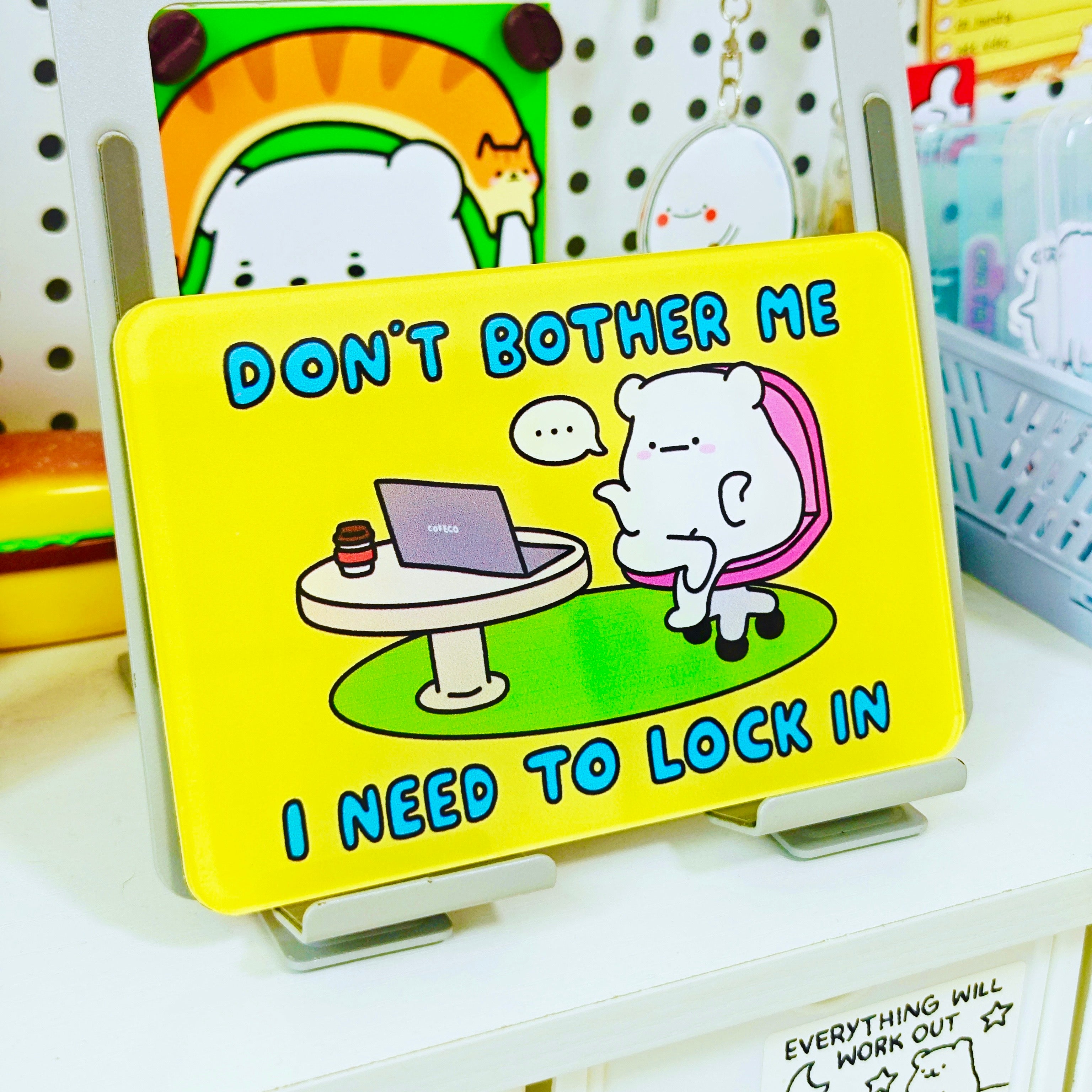 Don’t Bother Me I Need To Lock In Sign – Cofeco