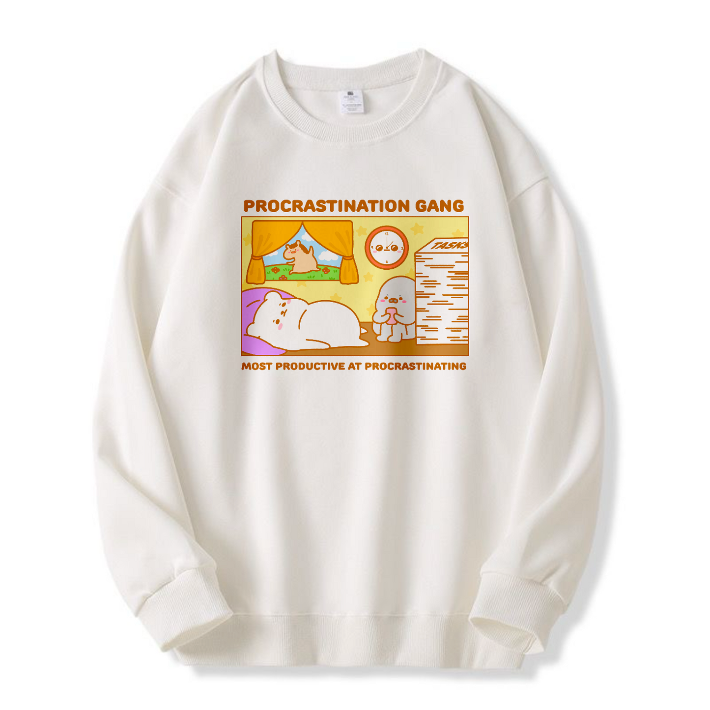 Procrastination Gang Apparel: Tshirt, Crewneck, Hoodie