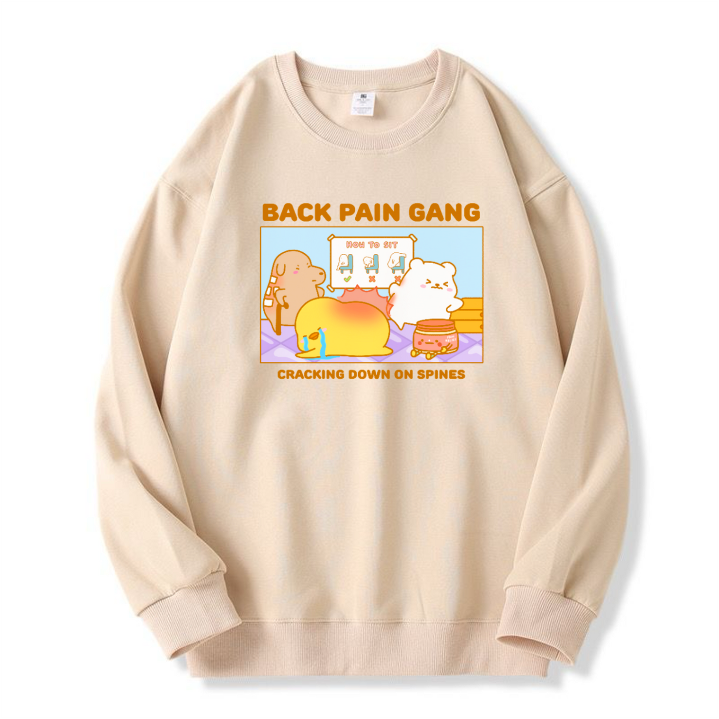 Back Pain Gang Apparel: Tshirt, Crewneck, Hoodie