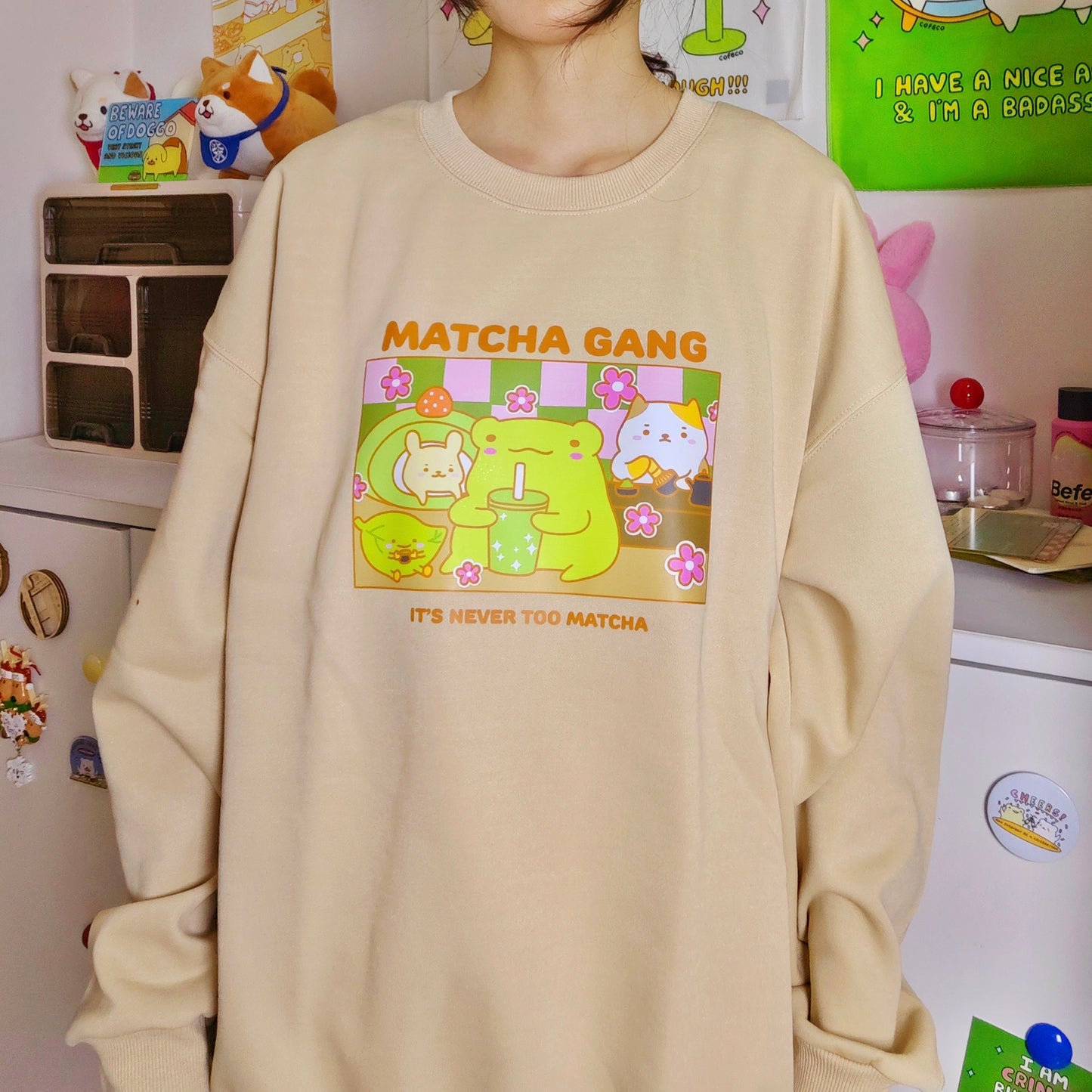 Matcha Gang Apparel: Tshirt, Crewneck, Hoodie