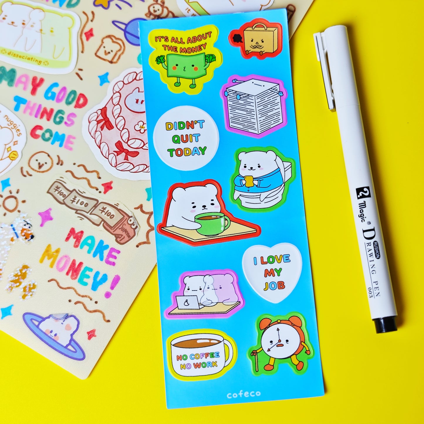 Work Day Sticker Sheet