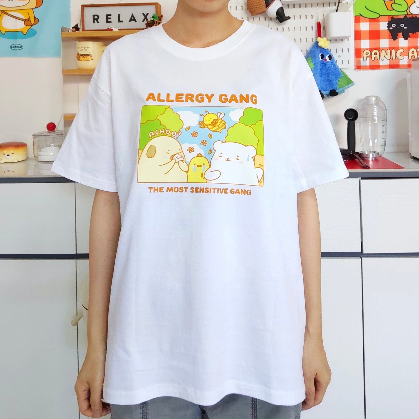 Allergy Gang Apparel: Tshirt, Crewneck, Hoodie