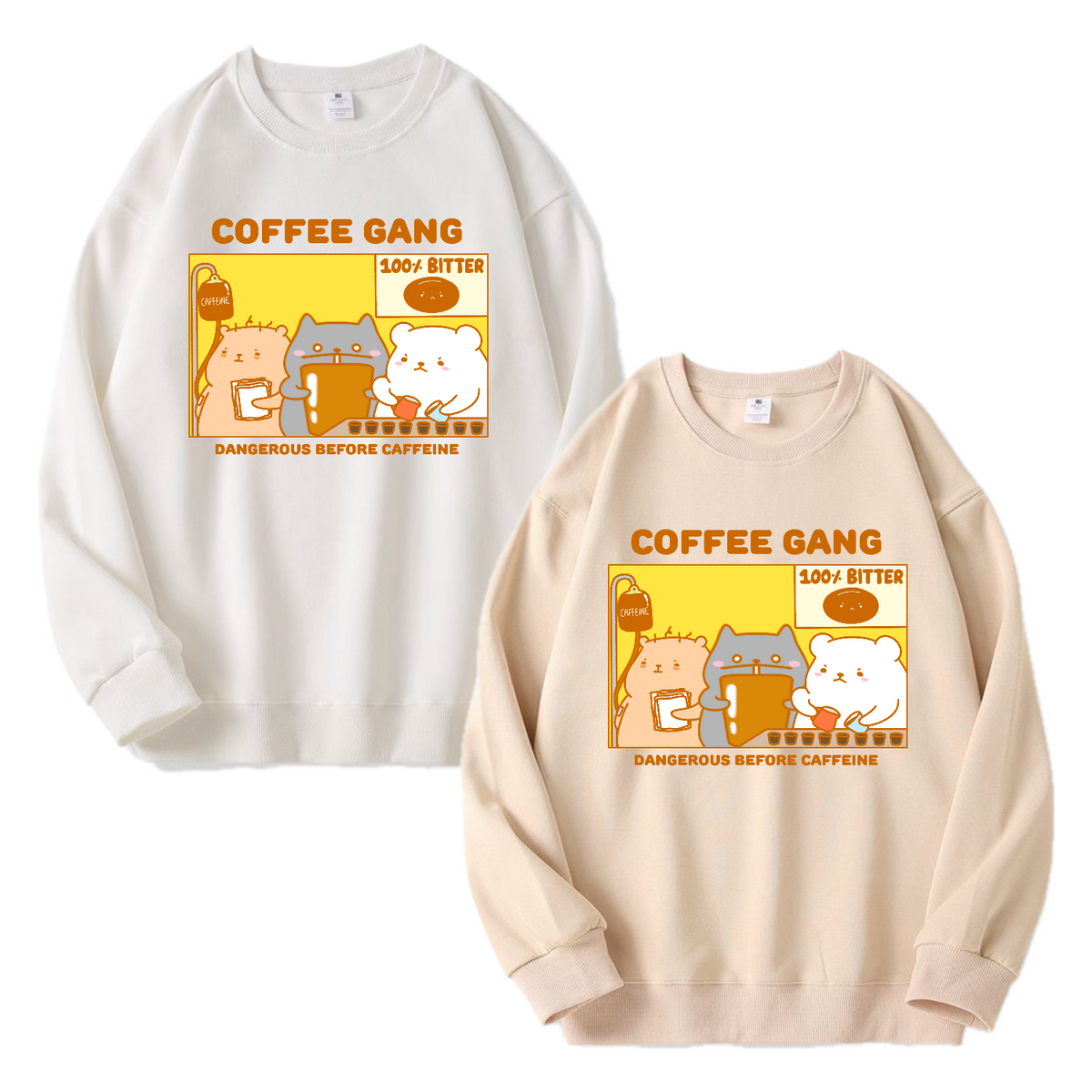 Coffee Gang Apparel: T-shirt, Crewneck, Hoodie