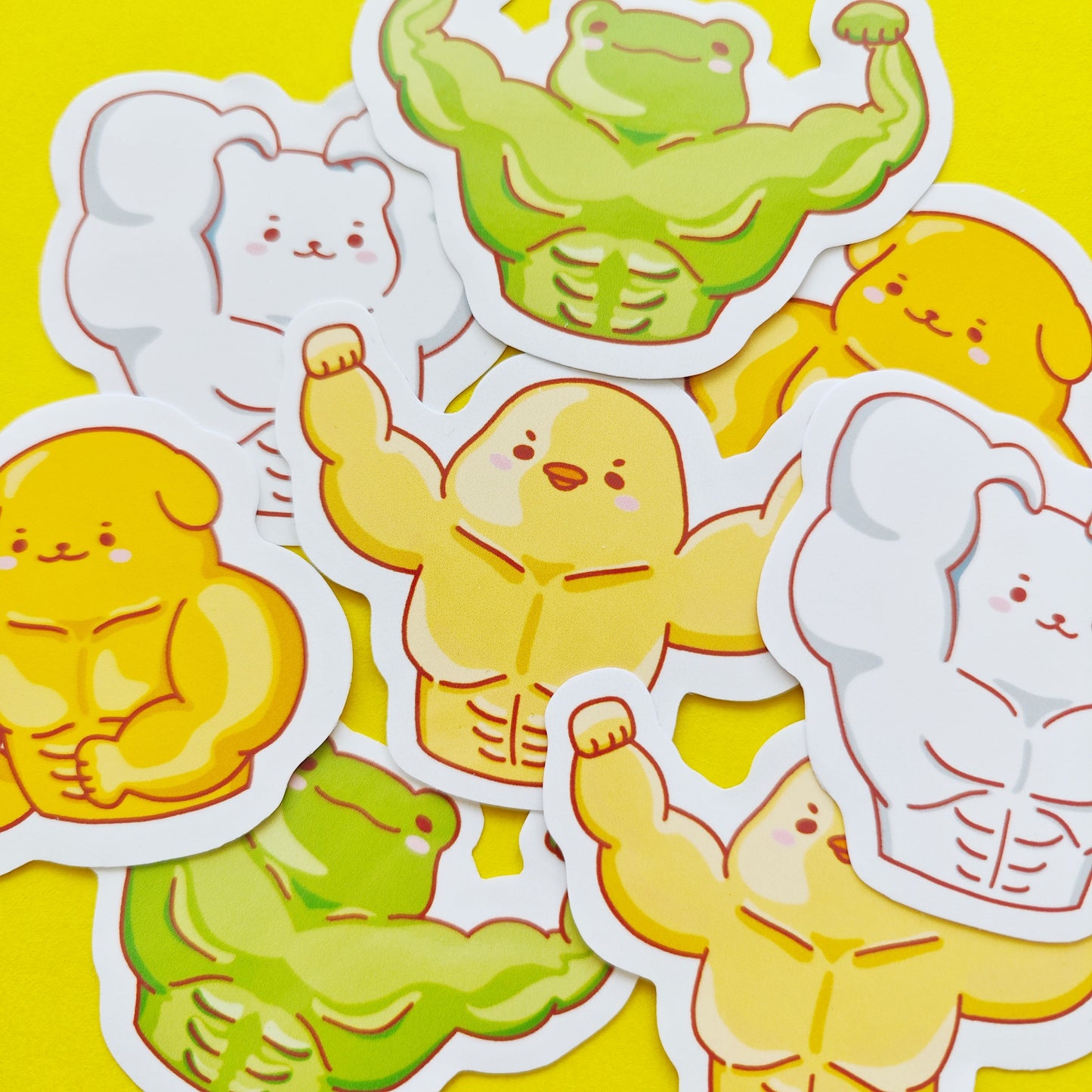 Buff Animals Stickers