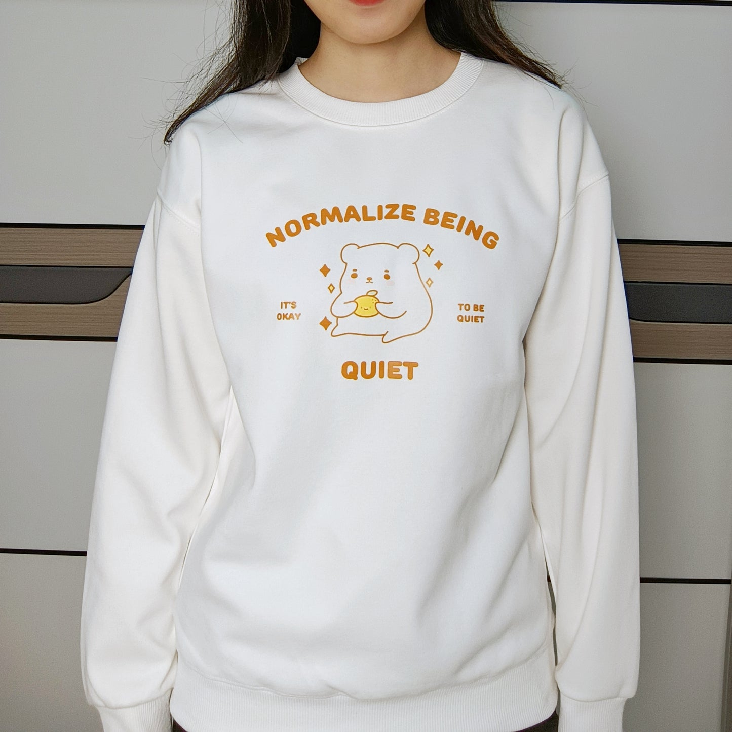 Normalize Being Quiet Crewneck Sweatshirt