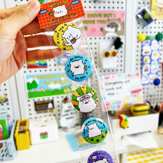 Silly Button Pins