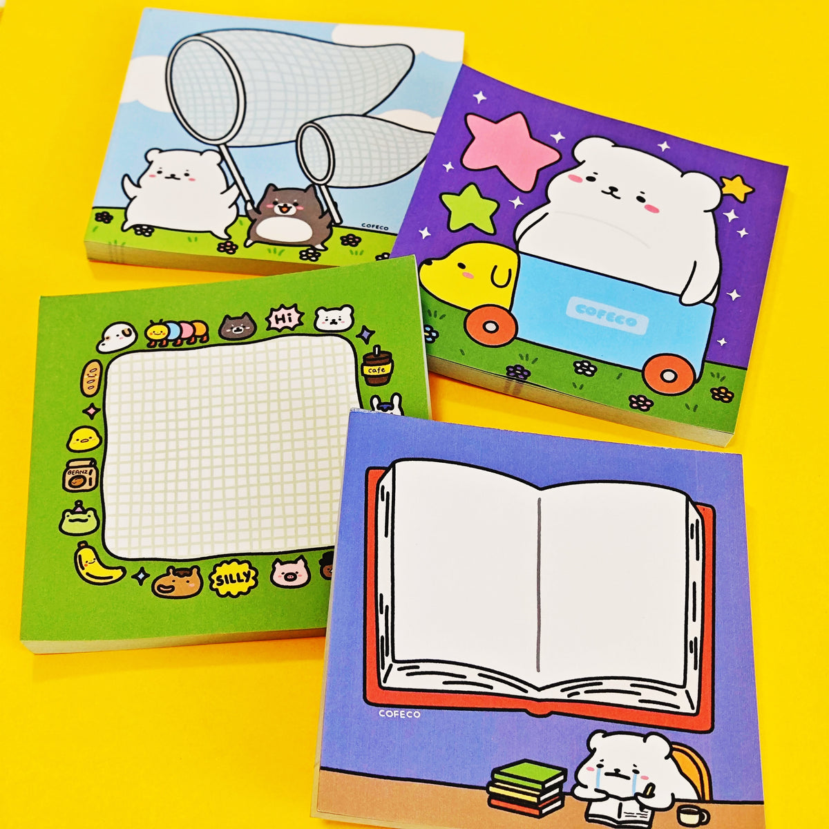 Starry Night Doggo Express Memo Pad