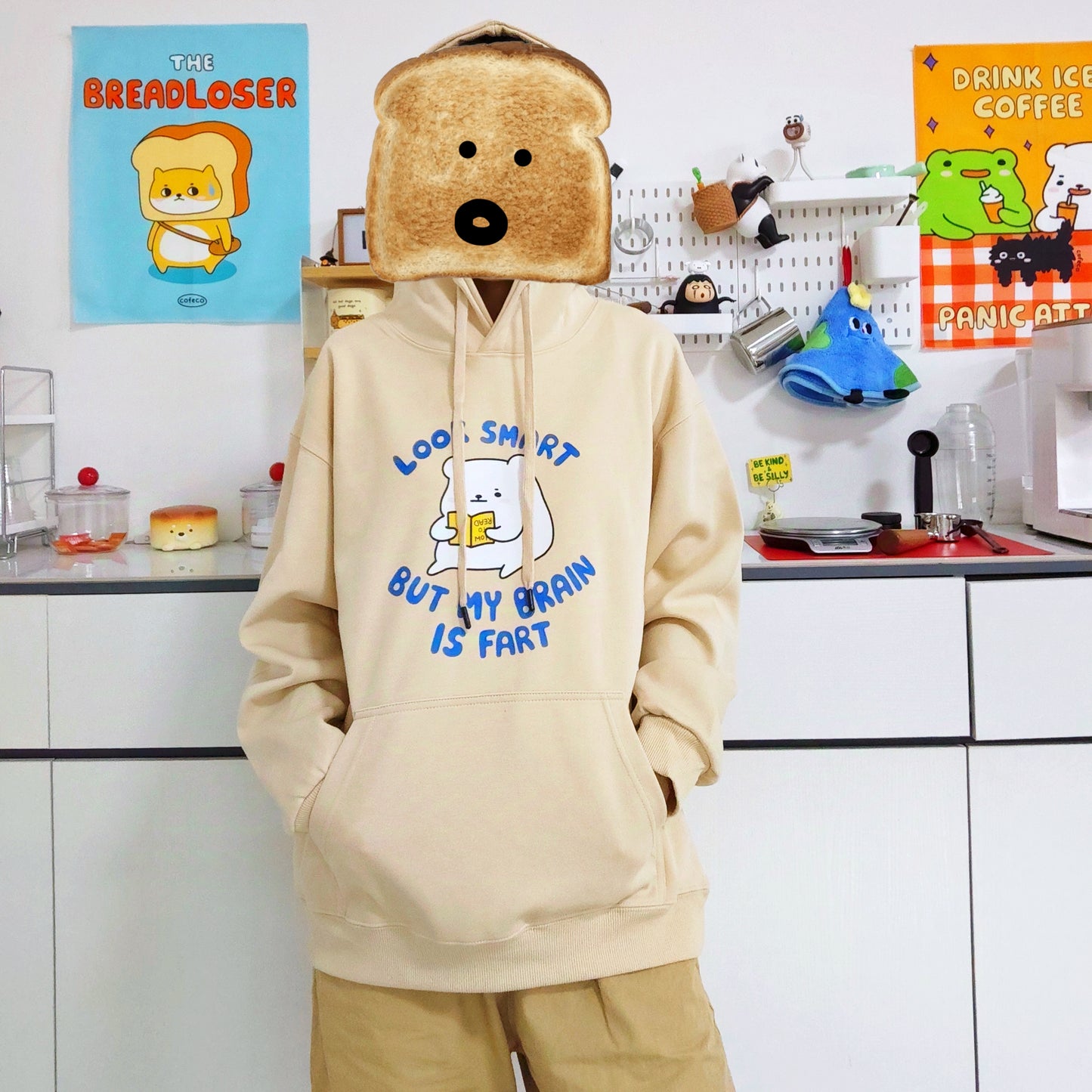 Look Smart But My Brain Is Fart Crewneck & Hoodie