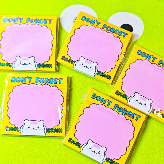 Don’t Forget Sticky Note Memo Pad