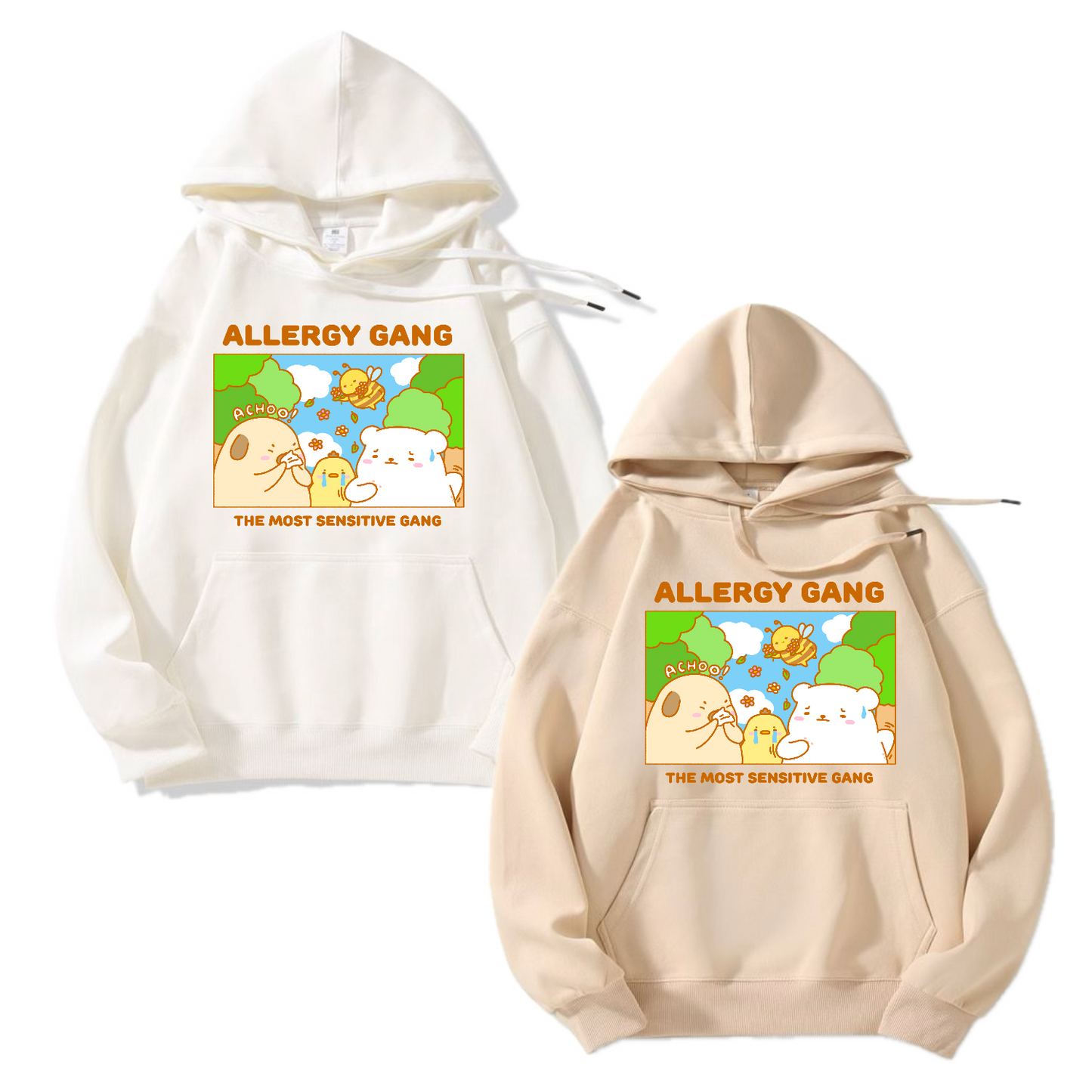 Allergy Gang Apparel: Tshirt, Crewneck, Hoodie