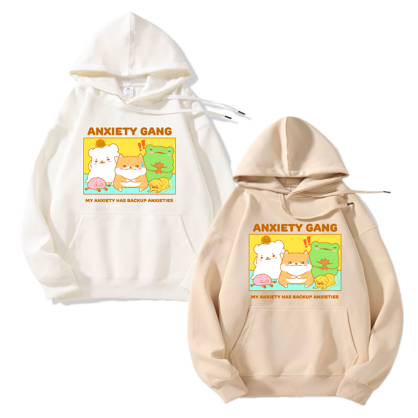 Anxiety Gang Apparel: Tshirt, Crewneck, Hoodie