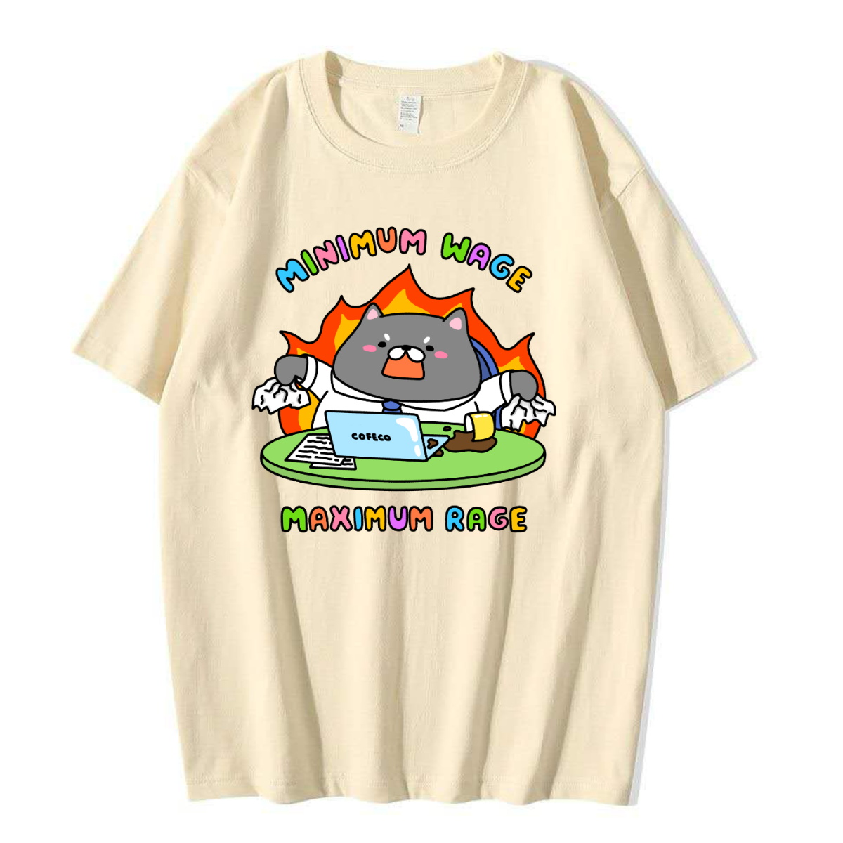Minimum Wage Maximum Rage Tshirt