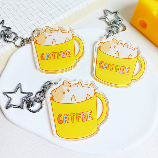 Catfee Acrylic Keychain