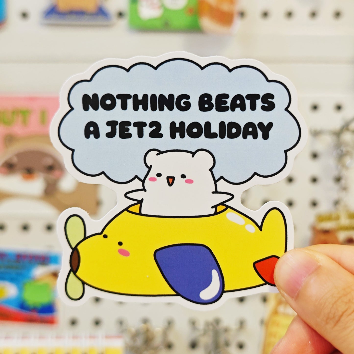 Quiet Bear JUMBO Stickers