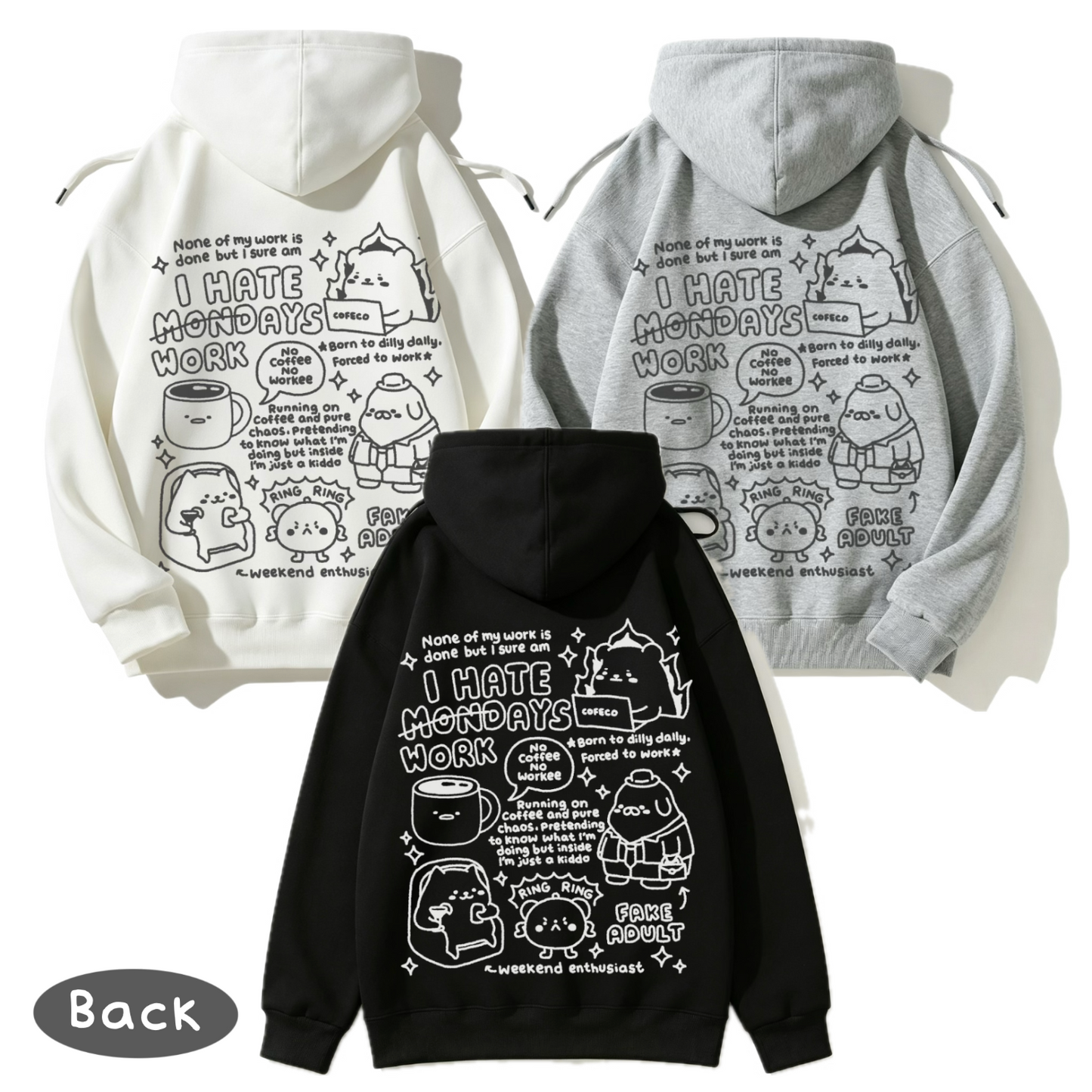 I Hate Workdays Apparel: Tshirt, Crewneck, Hoodie