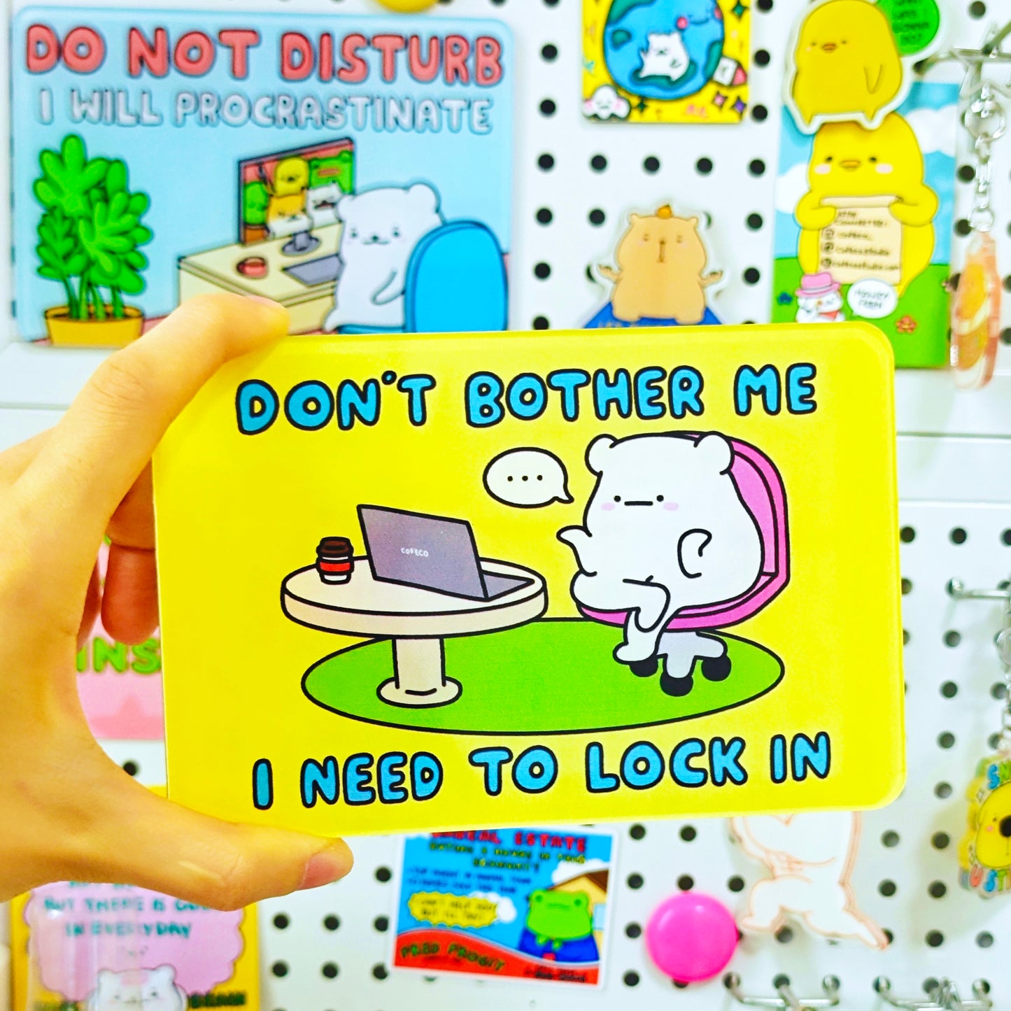Don’t Bother Me I Need To Lock In Sign