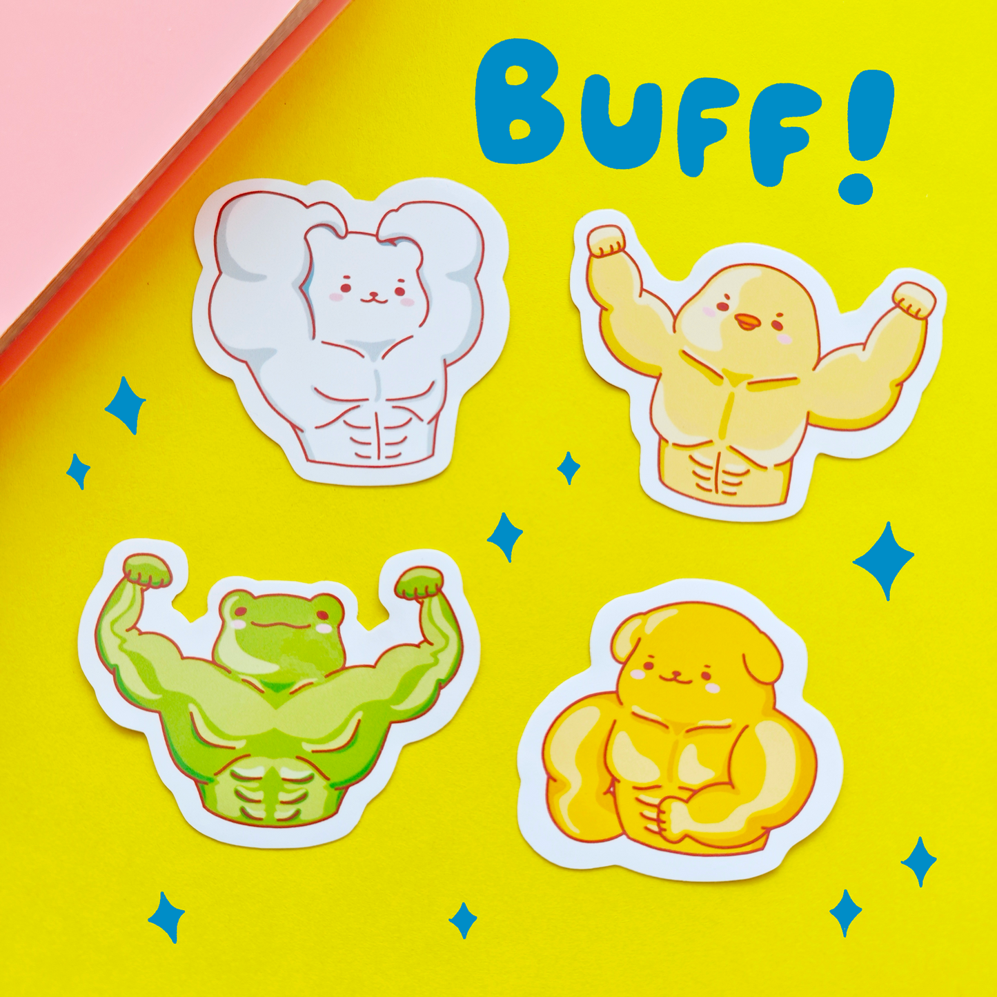 Buff Animals Stickers