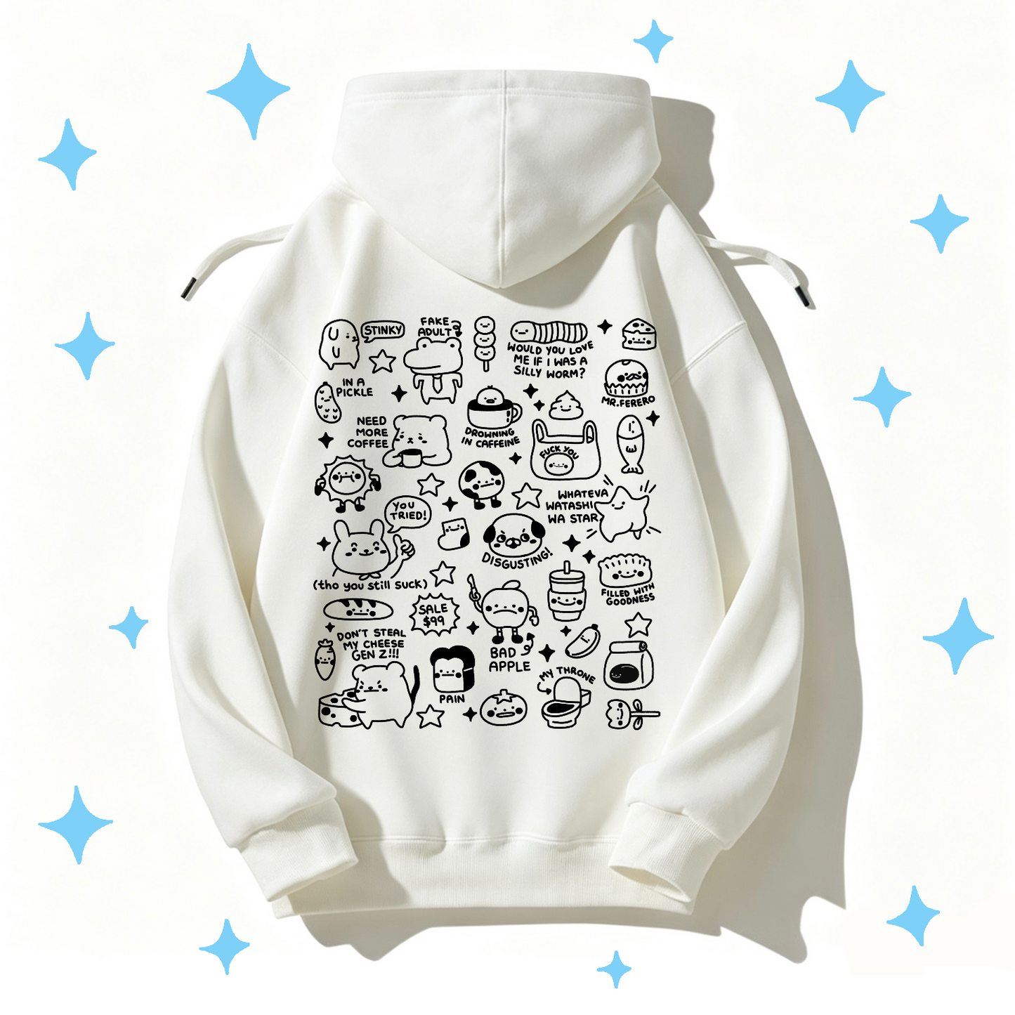 Silly Doodles Apparel: T-shirt, Crewneck, Hoodie