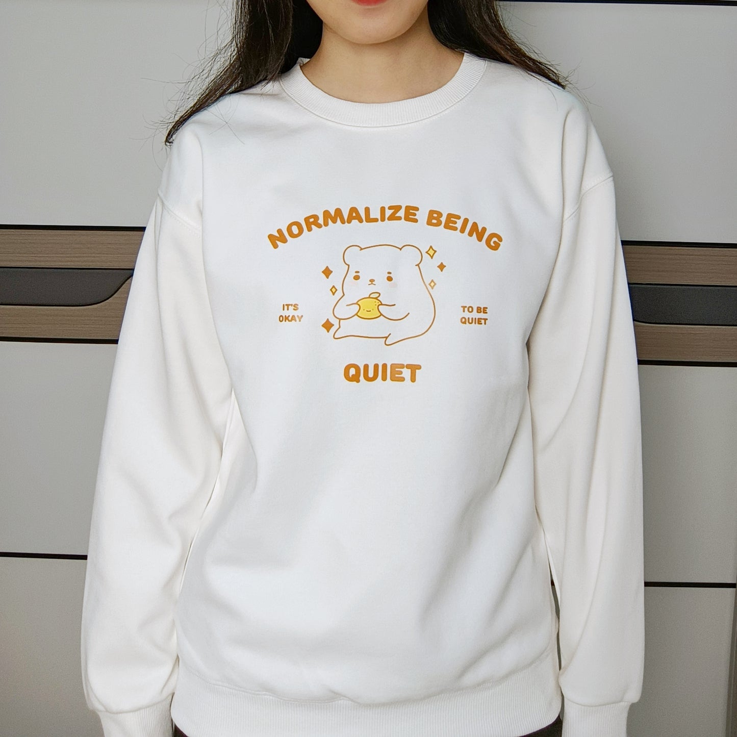 Normalize Being Quiet Apparel: T-Shirt, Crewneck, Hoodie
