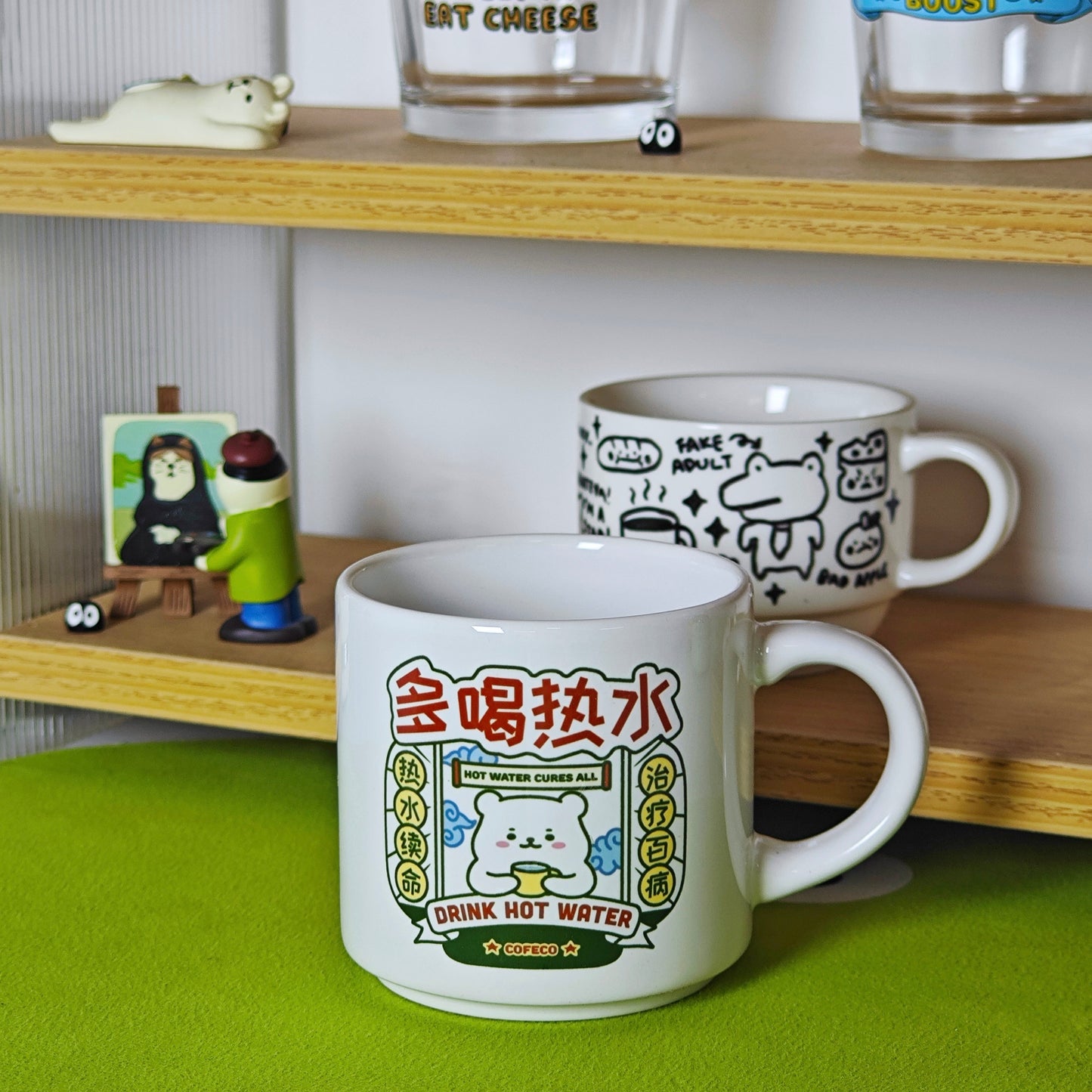 Drink Hot Water Ceramic Mug