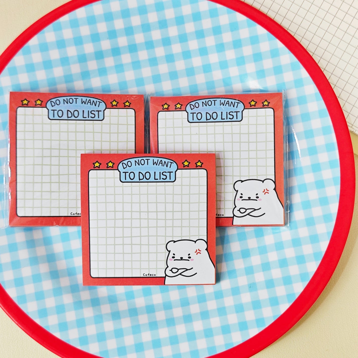 Do Not Want To Do List Sticky Memo Pad