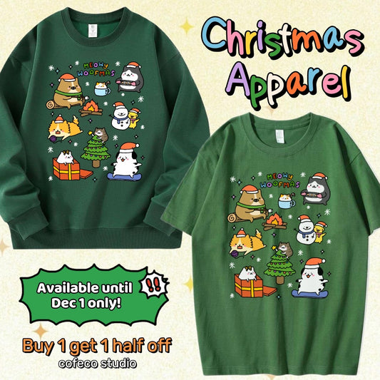 LIMITED TIME ONLY: Meowy Woofmas Christmas Holiday Apparel