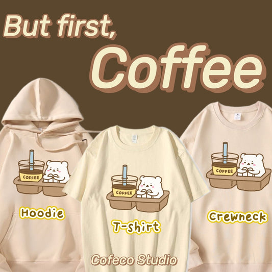 Coffee Take-out Apparel: Tshirt, Crewneck, Hoodie