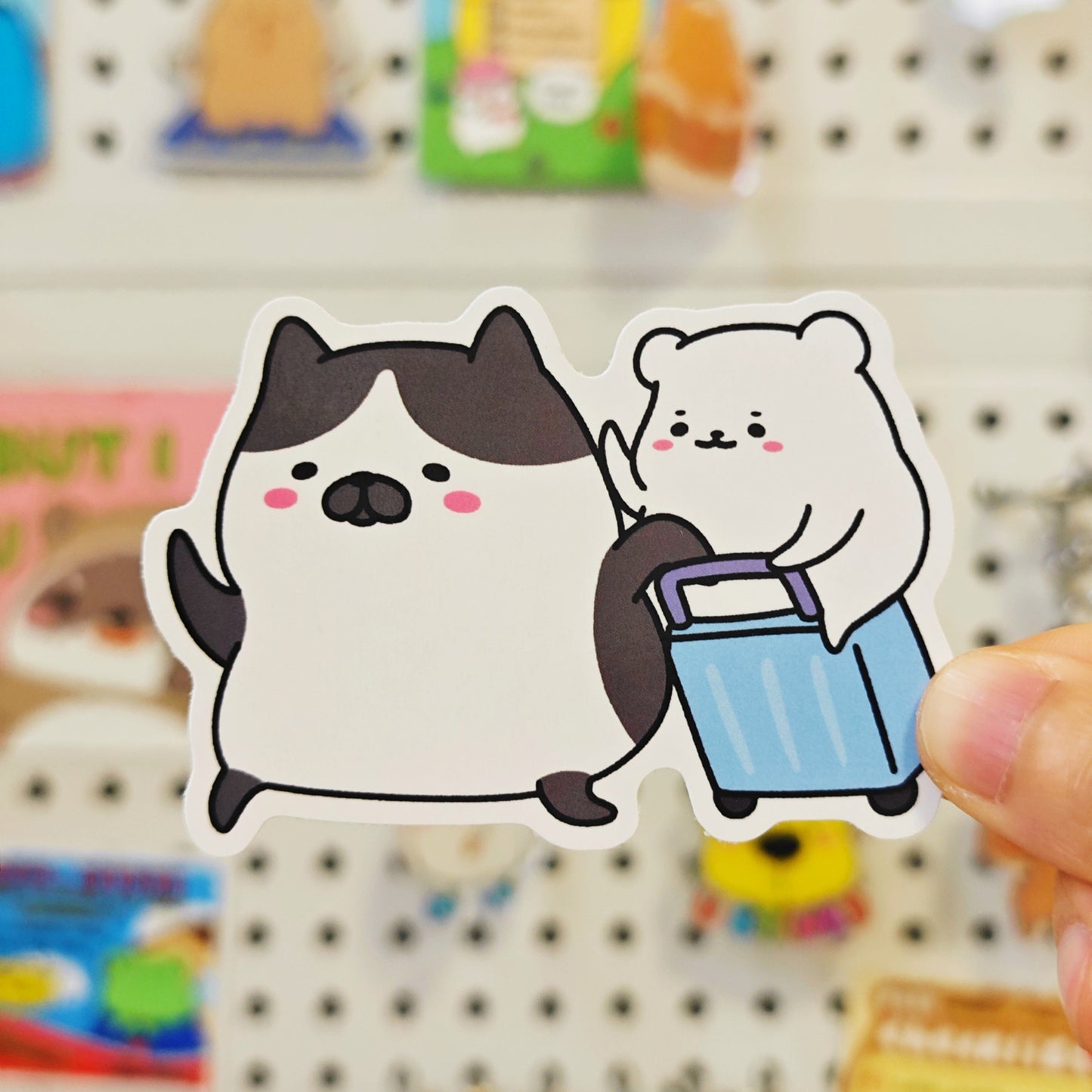 Quiet Bear JUMBO Stickers