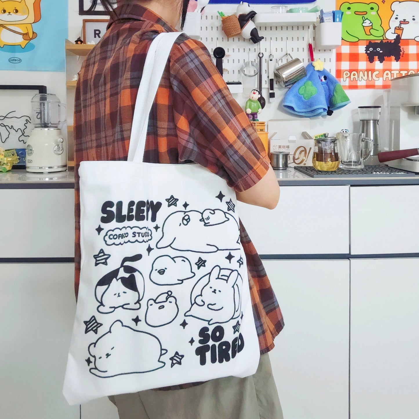 So Sleepy & Tired Tote Bag