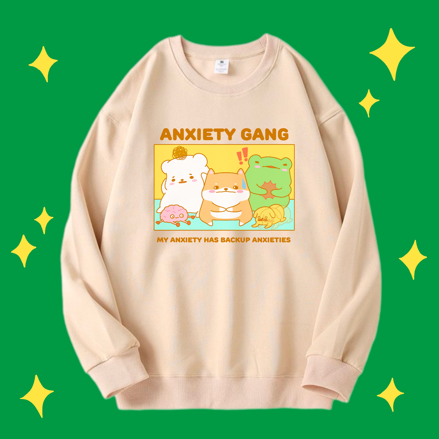 Anxiety Gang Crewneck Sweatshirt