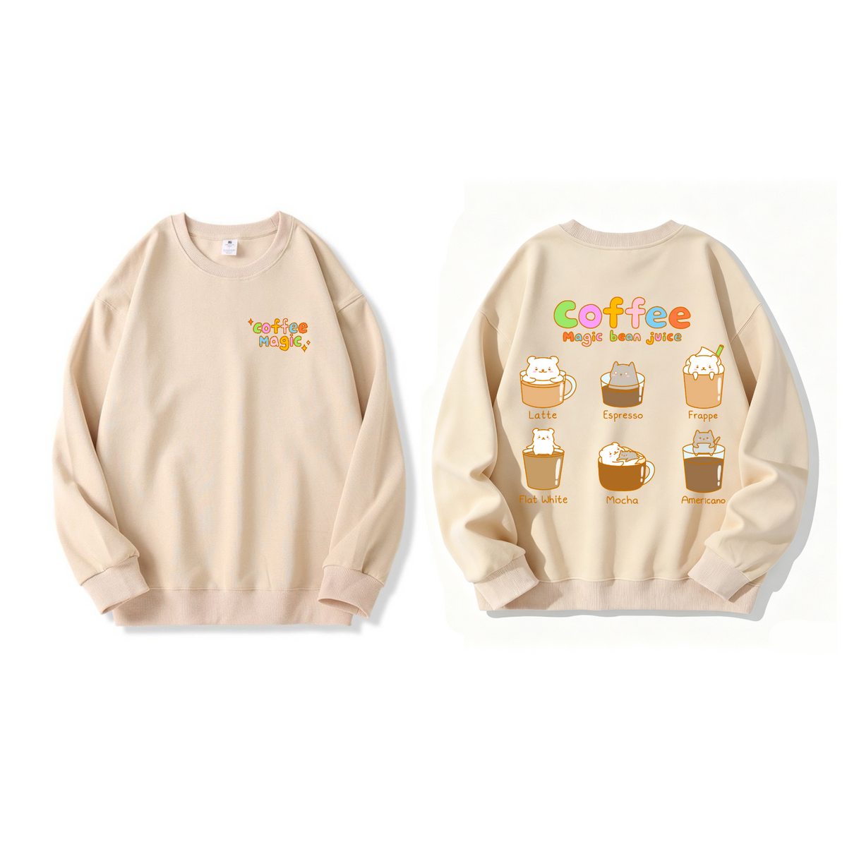 Coffee Magic Apparel: T-shirt, Crewneck, Hoodie
