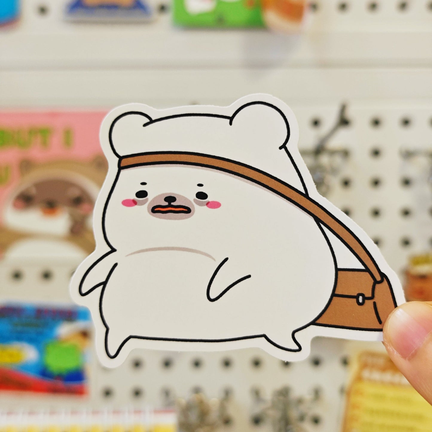 Quiet Bear JUMBO Stickers